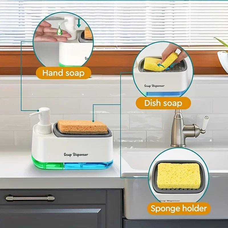 2-in-1 Soap Dispenser